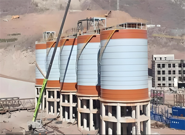 向阳街道高架钢板仓