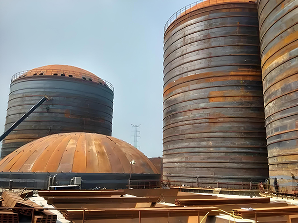 向阳街道焦粉钢板仓